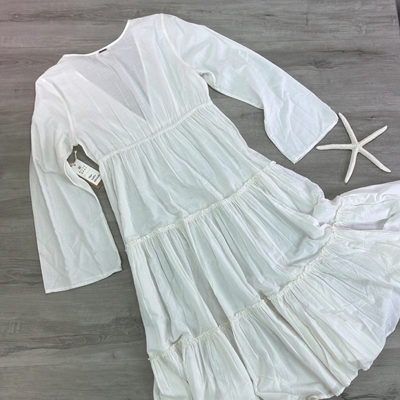 🔆BILLABONG🔆 WANDER LUST WHITE MAXI DRESS - Picture 10 of 15